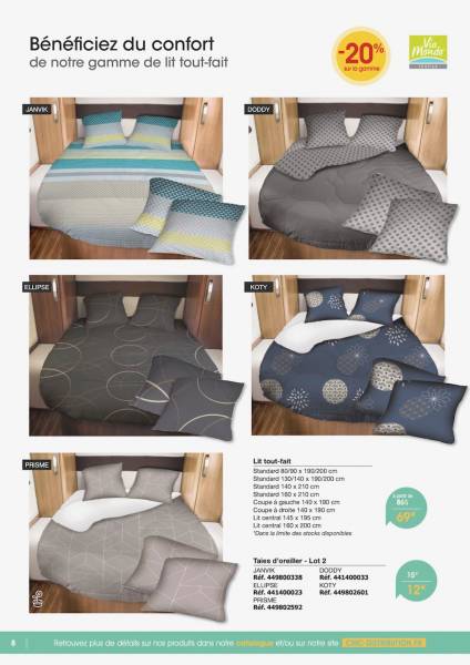 Vous recherchez des accessoires camping-car ou caravane à petits prix. Profitez de nos soldes de printemps CMC Accessoires, à Roques, proche de Toulouse (31)