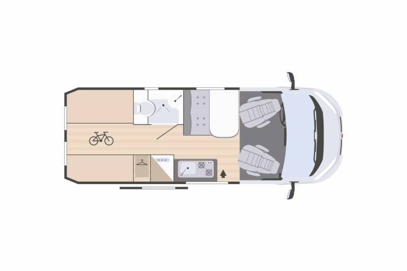 Achat Fourgon aménagé occasion, moins de 6 m, 3 couchages, récent, Rimor Horus 38, à Roques proche de Toulouse (31)