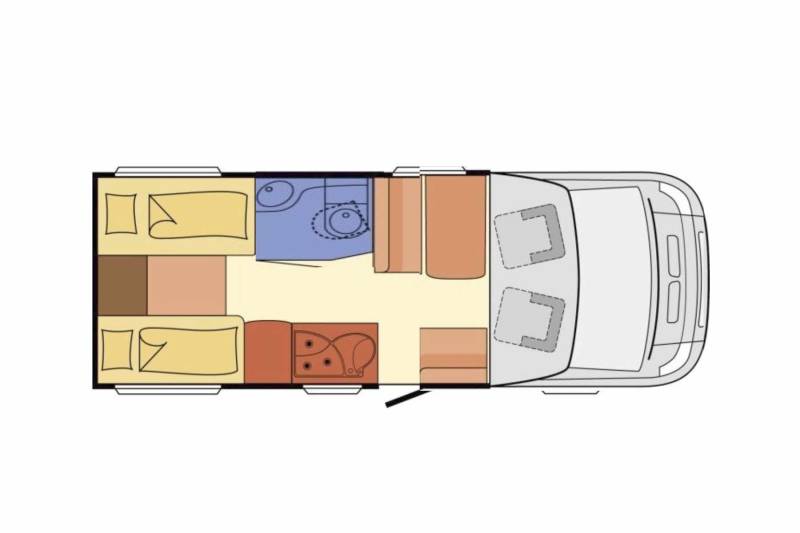 Achat Camping-car Profilé Occasion, Lits jumeaux, grande soute, TEC AdvanTec 654 Ti, à Roques, proche de Toulouse (31)