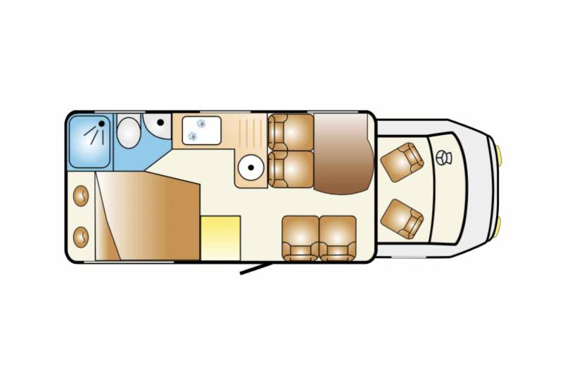 Achat Camping-car profilé occasion, lit à la française, moins de 7 m, 4 places, roues jumelées, Vilamobil Cautel L, chez Vacances et Loisirs à Roques proche de Toulouse (31)