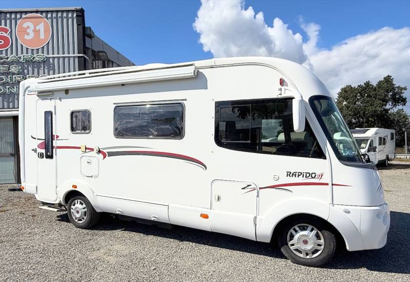 Camping-car occasion intégral, maxi-salon, moins de 7 m, Rapido 9048 DF, à Roques proche de Toulouse (31)