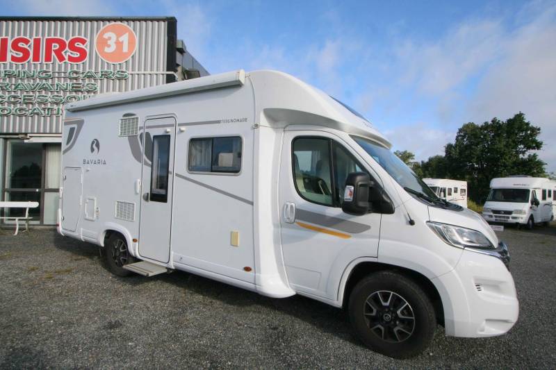Camping-car profilé occasion, Maxi salon face à face ,4 places, Bavaria T696D, 7m, à Roques, proche de Toulouse (31)