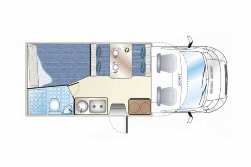 Achat Camping-car profilé occasion, petit prix, lit à la française, moins de 7 m, 4 couchages, Adriatik 572 DS, à Roques, près Toulouse (31)