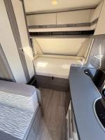 Une petite caravane d'occasion récente, en parfait état, 4 places, une Hobby 390 SF Ontour, à Roques proche de Toulouse (31)