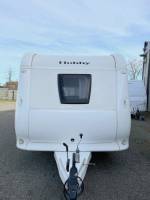 Vend Caravane occasion, lit à la française, salon en U, 4 couchages, Hobby 460 UFe De Luxe, à Roques proche de Toulouse (31)