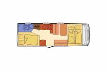 Achat Camping-car capucine occasion, 4 places, lit à la française, Bürstner A 625, à Roques, proche de Toulouse (31)