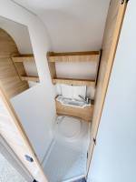 Achat Caravane occasion, moins de 6 m, 4 places, presque neuve, Caravelair Alba 390, à Roques, proche de Toulouse 31