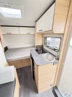 Caravane occasion, moins de 6 m, 4 places, presque neuve, Caravelair Alba 390, à Roques, proche de Toulouse 31