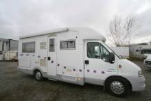 Camping-car profilé occasion, petit prix, lit à la française, salon face à face, moins de 7 m, Autostar Athenor 458, à Roques, près Toulouse (31)