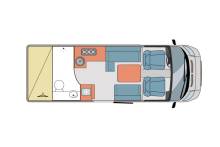 Achat camping-car Intégral occasion, 4 places, moins de 7 m, maxi-salon, Autostar I 660 Celtic Edition, à Roques proche de Toulouse (31)