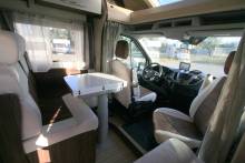 Camping-car profilé d'occasion, lit central, lit de pavillon, 5 couchages, Benimar Tessoro 495, à Roques proche de Toulouse (31)