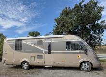 Camping-car occasion intégral, lit central, lit de pavillon, poids lourd, boîte automatique, Bürstner Elégance I 800, à Roques proche de Toulouse (31)