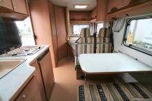 Camping-car profilé occasion, moins de 6 m, 4 places, Bürstner T 595 Privilège, à Roques près Toulouse 31