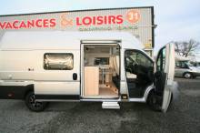 Fourgon/Van aménagé d’occasion, presque neuf, lit sur soute, lit de pavillon, 4 couchages adultes, Campereve Campervan XL Limited, à Roques proche de Toulouse (31)