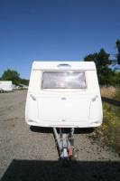 Vend Caravane occasion, 4 places, lits jumeaux, Caravelair Ambiance 450 Style, à Roques proche de Toulouse 31.