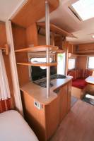 Caravane occasion, 4 places, lits jumeaux, Caravelair Ambiance 450 Style, à Roques proche de Toulouse 31.