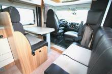 Camping-car profilé d’occasion, lits superposés, lit de pavillon, 5 couchages/carte grise, Genesis 296 sur FIAT,  à Roques proche de Toulouse (31)