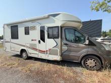 Camping-car occasion profilé, lit central, lit de pavillon, peu de km, Challenger Mageo 398 EB, à Roques, proche de Toulouse (31)
