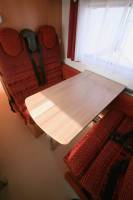 Vend Camping-car capucine occasion, petit prix, lits superposés, 7 m, double dînette, 7 couchages, 5 places carte grise, Chausson Flash 05, à Roques proche de Toulouse (31)