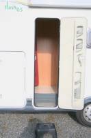 Achat Camping-car capucine occasion, petit prix, lits superposés, 7 m, double dînette, 7 couchages, 5 places carte grise, Chausson Flash 05, à Roques proche de Toulouse (31)