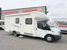 Camping-car profilé occasion, lit sur soute, 7 m, Chausson Flash 18, à Roques proche de Toulouse (31)