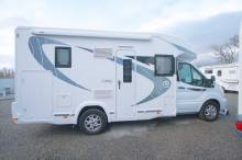 Camping-car Profilé Occasion Maxi-salon, lit de pavillon, Chausson Korus 610, à Toulouse-Roques (31)