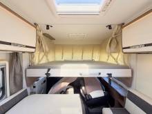 Camping-car intégral occasion, lit central et de pavillon, Dethleffs Trend I 7057 DBM, à Roques, Midi-Pyrénées.