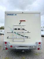 Vend Camping-car profilé occasion compact, lits jumeaux, 4 places, 3 couchages, lit de pavillon 1 place, Chausson flash 16, à Roques proche de Toulouse (31).