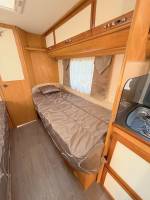 Camping-car occasion profilé, lits jumeaux, boîte automatique, 4 places, 4 couchages, Fleurette Migrateur 73 LJ, à Roques, proche de Toulouse (31)