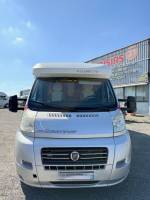 À vendre un nouveau camping-car occasion profilé, lits jumeaux, boîte automatique, 4 places, 4 couchages, Fleurette Migrateur 73 LJ, à Roques, proche de Toulouse (31)