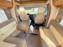 Camping-car occasion profilé, lits jumeaux, boîte automatique, 4 places, 4 couchages, Fleurette Migrateur 73 LJ, à Roques, proche de Toulouse (31)