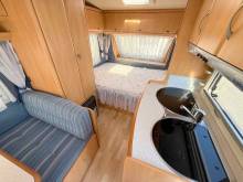 Caravane Occasion 4 couchages, lit transversal, Hobby 400 UF De Luxe easy, à Roques Proche de Toulouse (31)