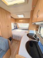 Caravane Occasion 4 couchages, lit transversal, Hobby 400 UF De Luxe easy, à Roques Proche de Toulouse (31)