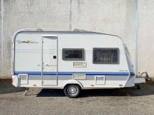 Caravane Occasion 4 couchages, lit transversal, Hobby 400 UF De Luxe easy, à Roques Proche de Toulouse (31)