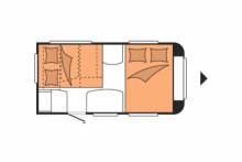 Caravane Occasion 4 couchages, lit transversal, Hobby 400 UF De Luxe easy, à Roques Proche de Toulouse (31)