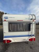 Achat Caravane occasion, lit transversal, salon en U, Hobby 450 UF Excellent, à Roques, proche de Toulouse (31)