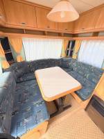 Achat Caravane occasion, lit transversal, salon en U, Hobby 450 UF Excellent, à Roques, proche de Toulouse (31)