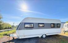 Vend Caravane occasion, lit à la française, 4 couchages, Hobby 560 WFU, à Roques proche de Toulouse (31)