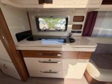 Caravane occasion, lit à la française, 4 couchages, Hobby 560 WFU, à Roques proche de Toulouse (31)