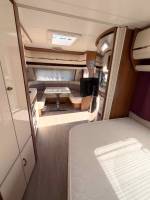 Achat Caravane occasion, lit à la française, 4 couchages, Hobby 560 WFU, à Roques proche de Toulouse (31)