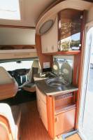 Camping-car capucine occasion, lit à la française, 4 places, Hobby Siesta 555, à Roques proche Toulouse (31)