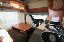 Camping-car capucine occasion, lit à la française, 4 places, Hobby Siesta 555, à Roques proche Toulouse (31)