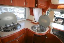 Camping-car profilé occasion, lit à la française, Hobby Toskana 650, à Roques près Toulouse