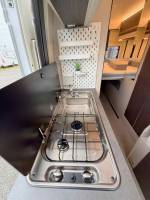 Vend Fourgon aménagé occasion, moins de 6 m, 3 couchages, récent, Rimor Horus 38, à Roques proche de Toulouse (31)