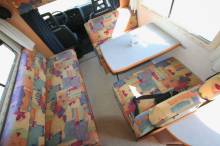 Camping-car capucine occasion, 6 places, 5 couchages, moins de 6 m, Hymer Swing à Roques proche de Toulouse (31)