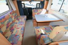 Camping-car capucine occasion, 6 places, 5 couchages, moins de 6 m, Hymer Swing à Roques proche de Toulouse (31)