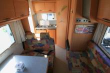 Camping-car capucine occasion, 6 places, 5 couchages, moins de 6 m, Hymer Swing à Roques proche de Toulouse (31)