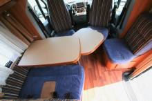 Camping-car profilé occasion, lit central, 3 couchages, Hymer Tramp T698 CL, à Roques proche de Toulouse (31)