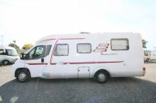 Camping-car profilé occasion, lit central, 3 couchages, Hymer Tramp T698 CL, à Roques proche de Toulouse (31)