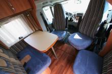 Vend Camping-car profilé occasion, lit central, 3 couchages, Hymer Tramp T698 CL, à Roques proche de Toulouse (31)